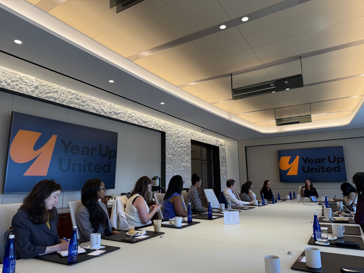 Shameek leading an executive roundtable